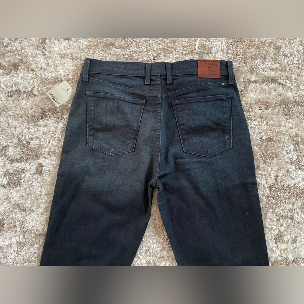 NWT Lucky Brand Women’s Charlotte Rail Dark Blue Slim Jeans - Picture 6 of 7